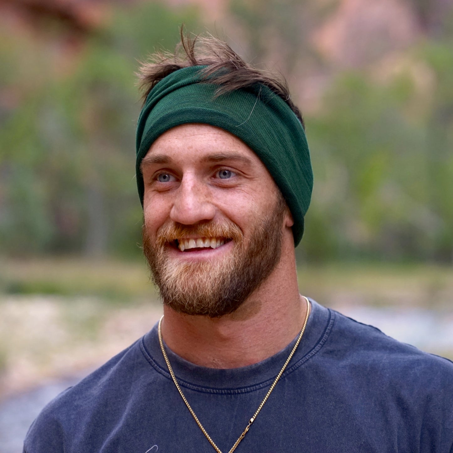 Forest Green Merino Headband