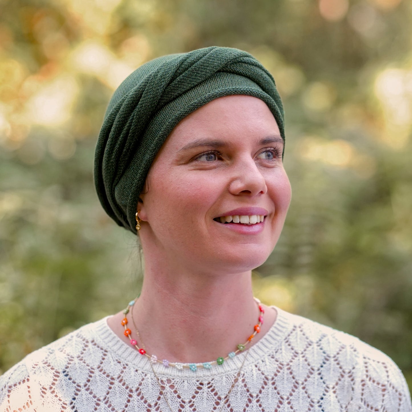 Olive Green Turban Wrap