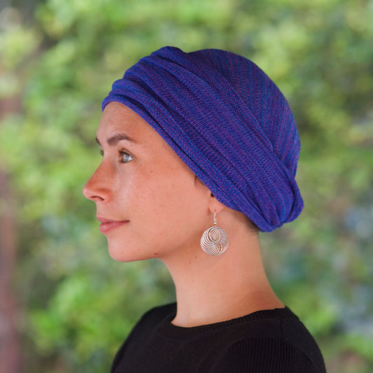 Lapis Blues Turban Wrap