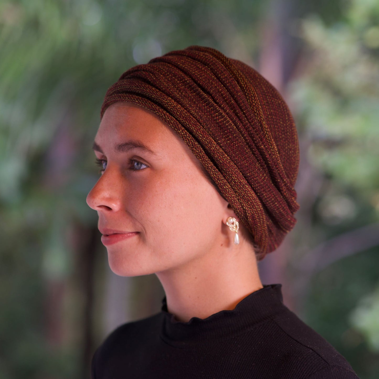 Chocolate Spice Turban Wrap