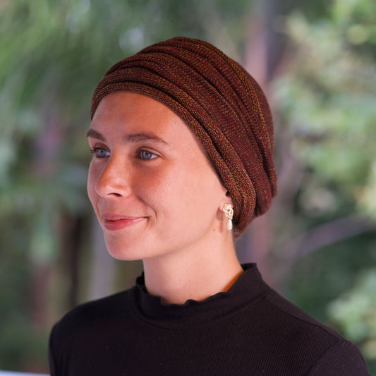 Chocolate Spice Turban Wrap