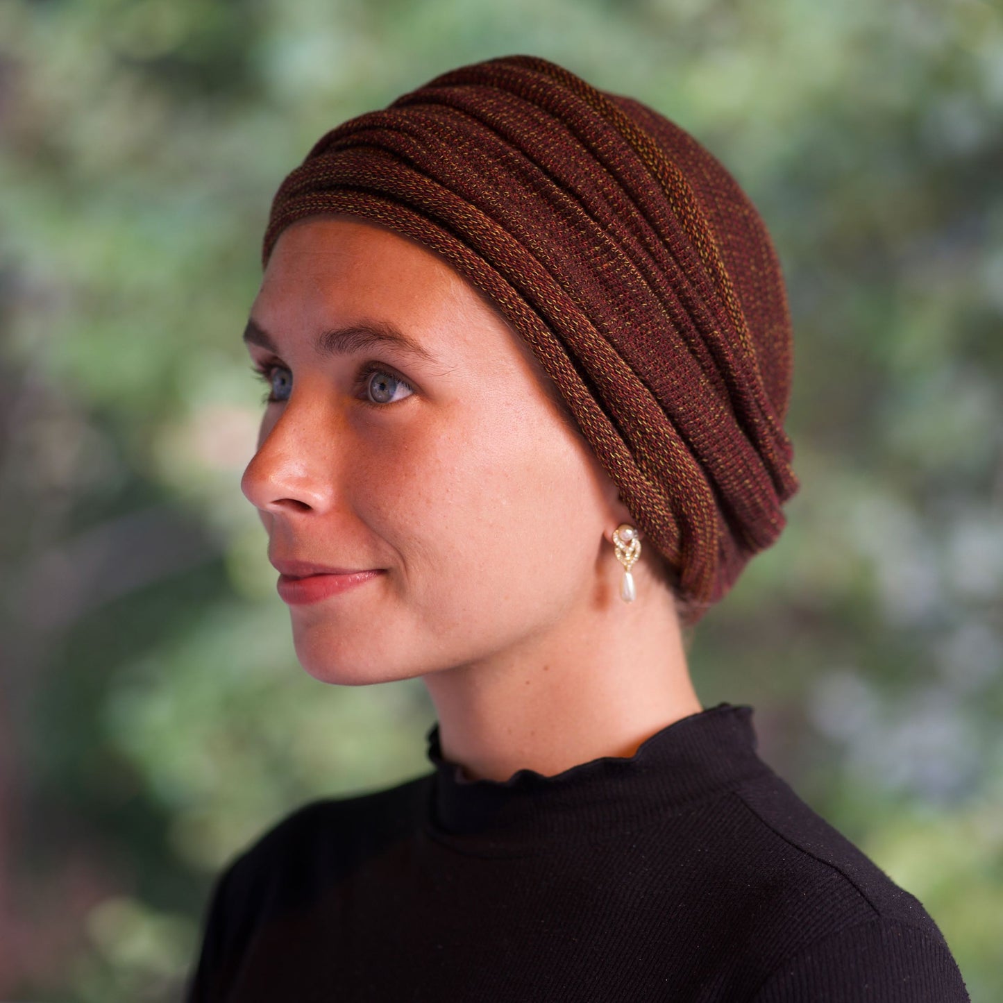 Chocolate Spice Turban Wrap