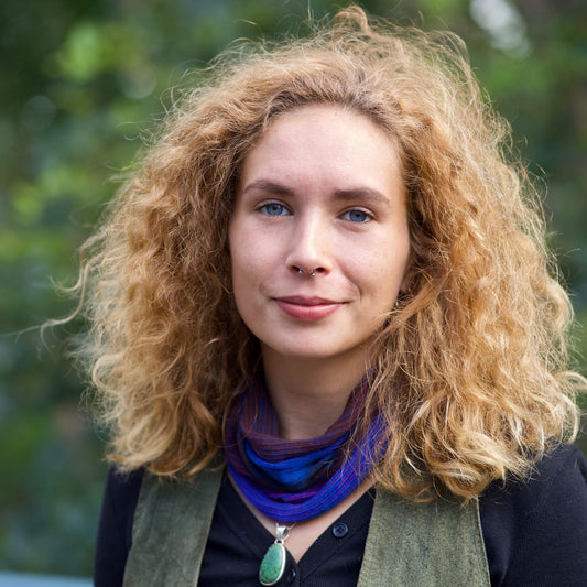 Bright Earth Bandana Wrap Wide Scrunch Headband - Hand-Dyed