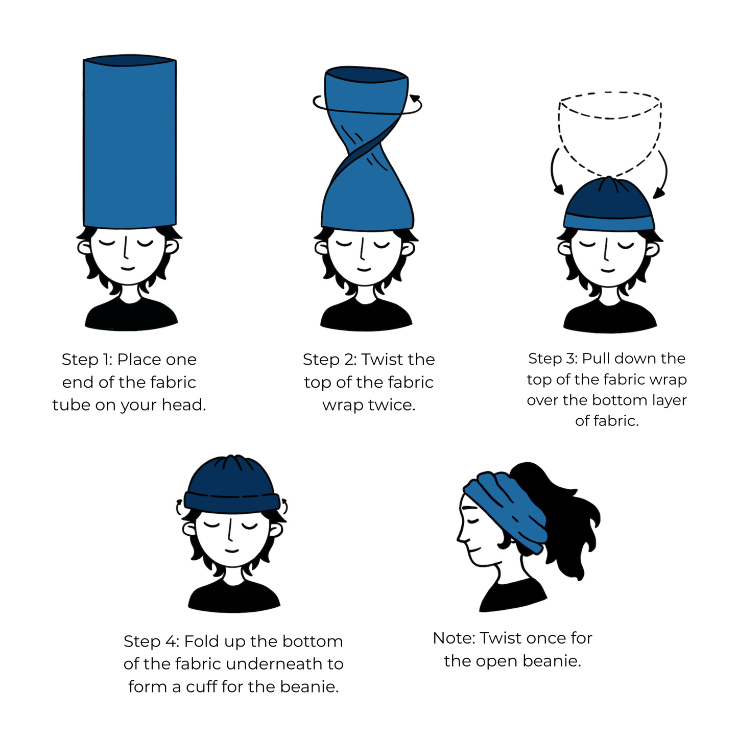 Merino Beanie Wrap - All Colours