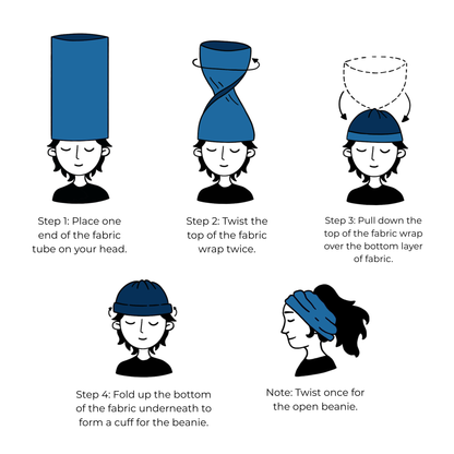 Merino Beanie Wrap - All Colours