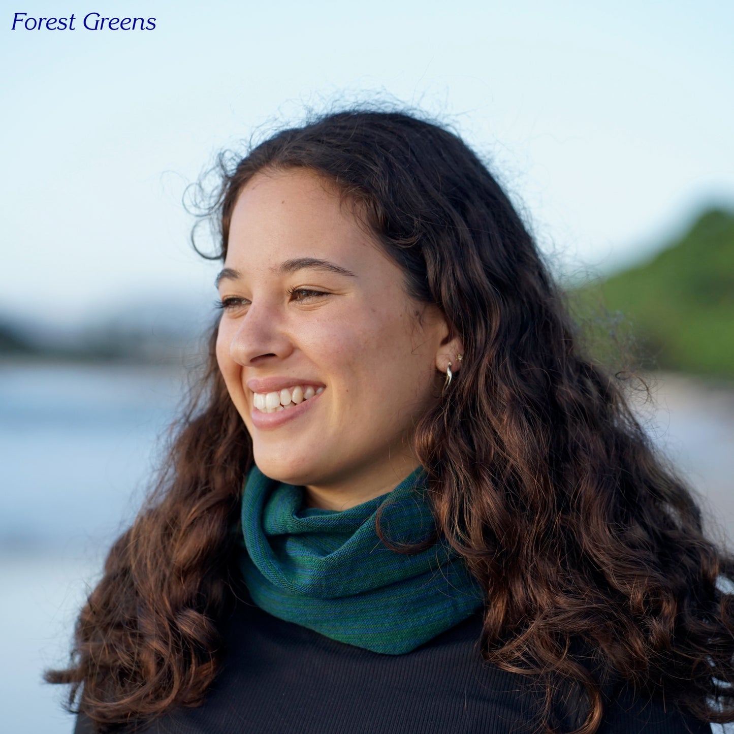 Forest Greens Merino Beanie Wrap