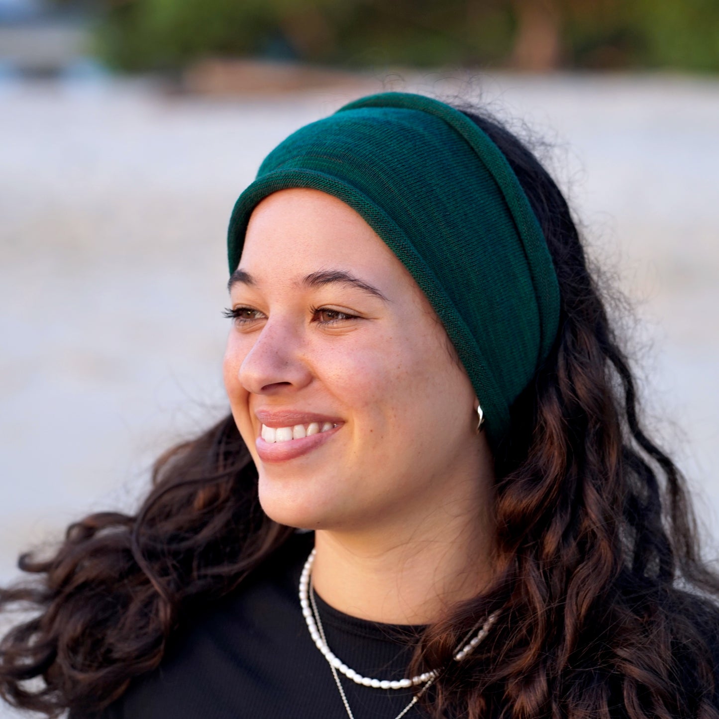 Forest Green Merino Headband