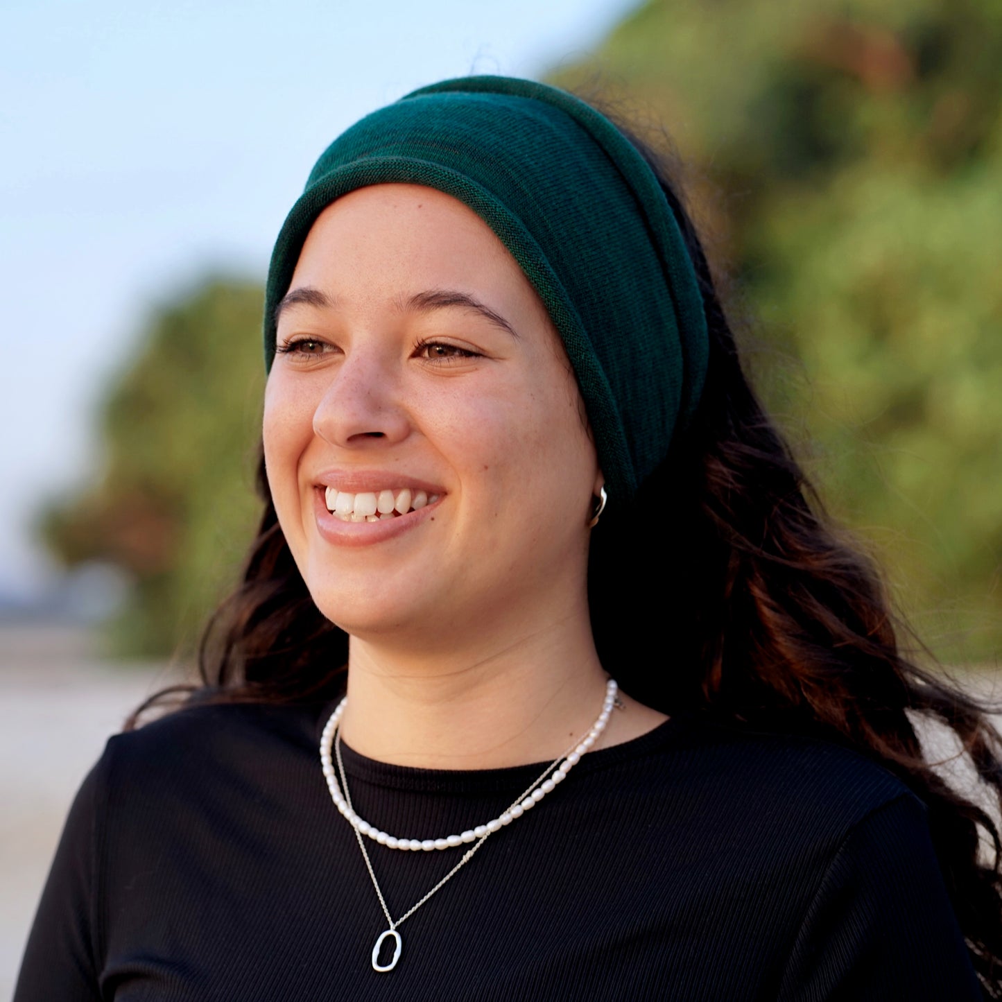 Forest Green Merino Headband