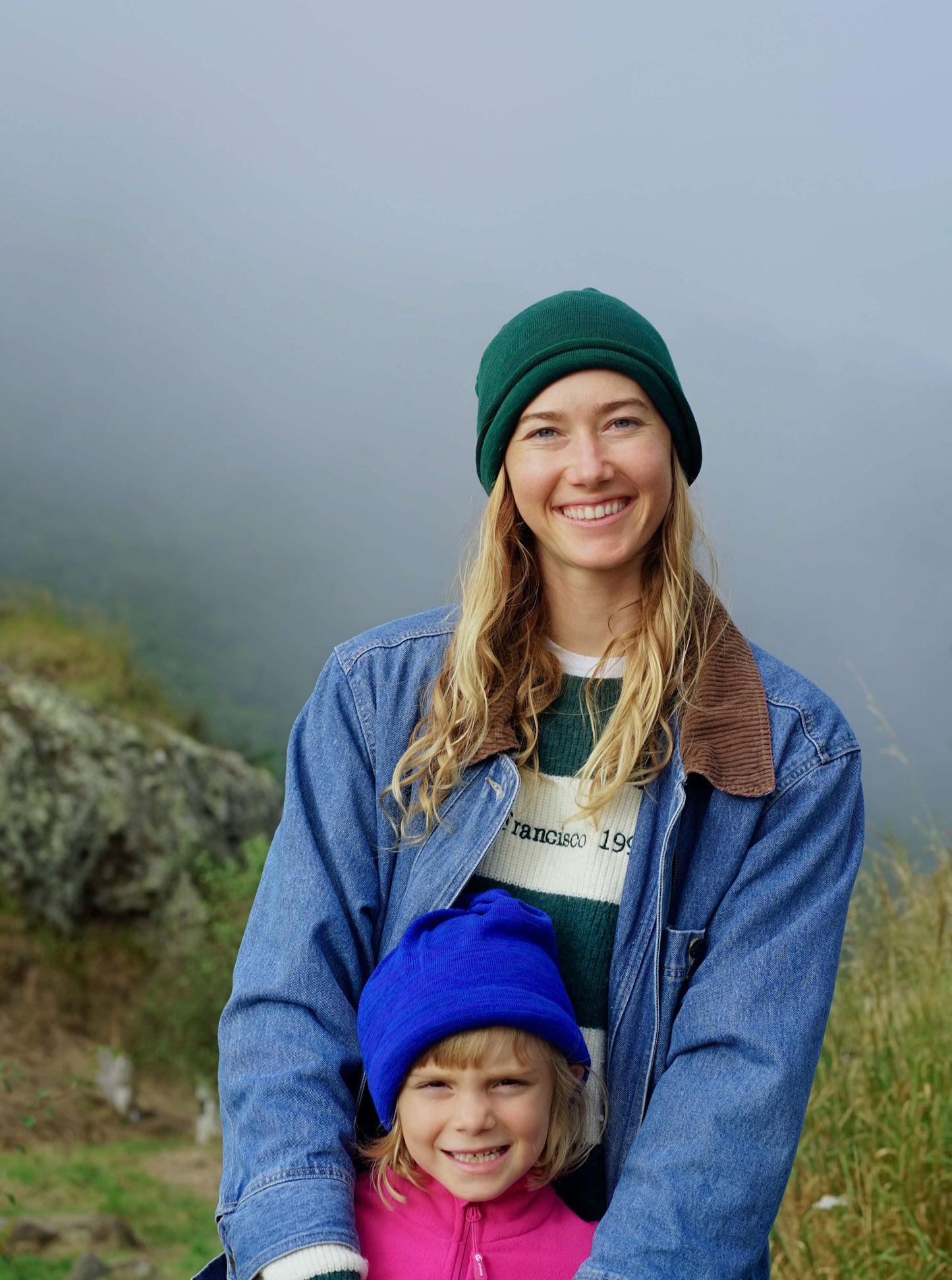 Forest Greens Merino Beanie Wrap