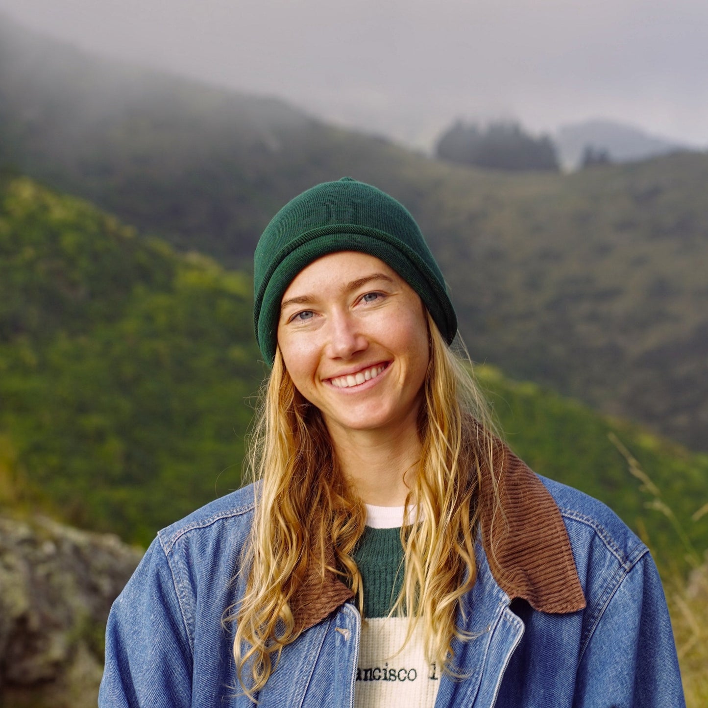 Forest Greens Merino Beanie Wrap