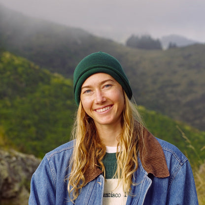 Forest Greens Merino Beanie Wrap