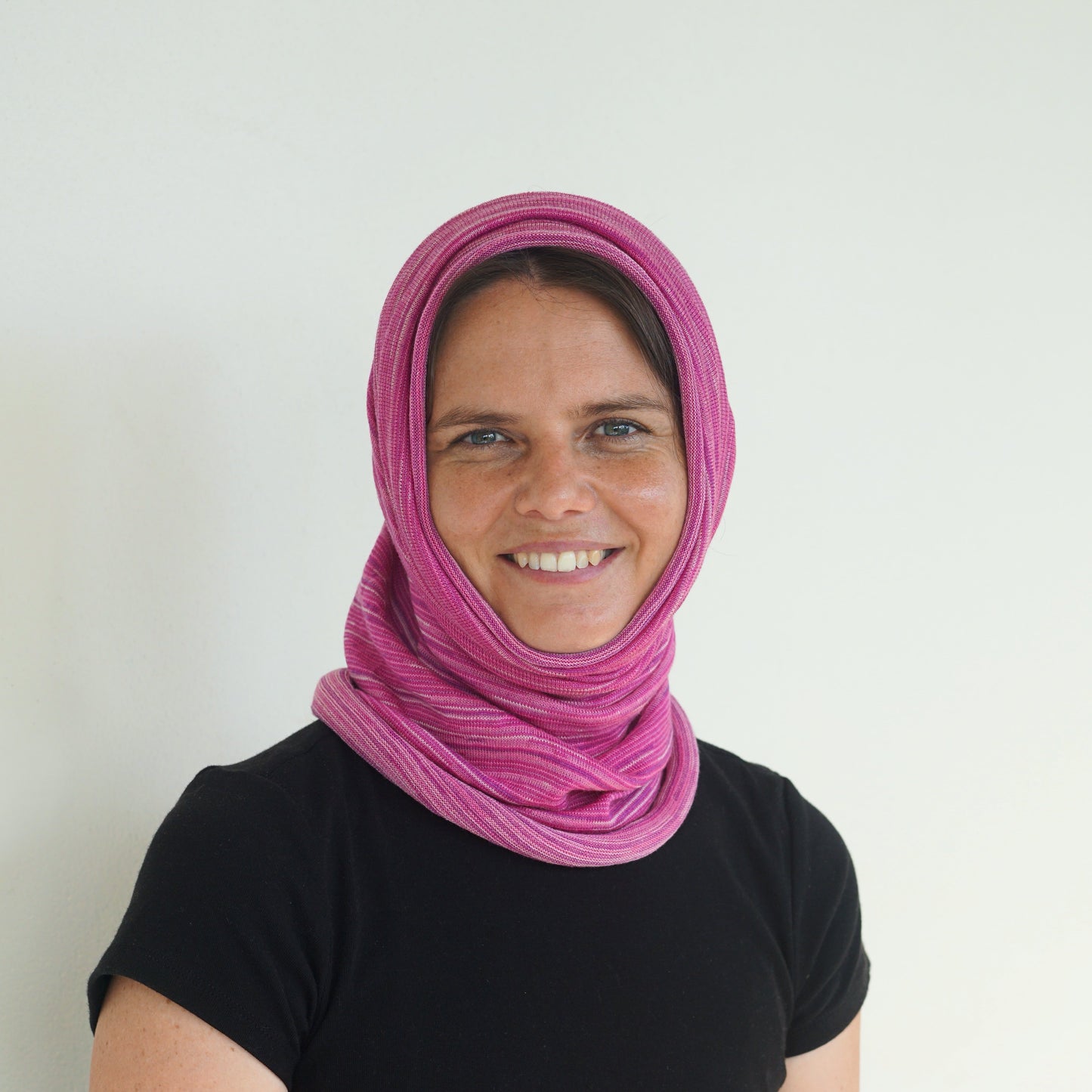 Cherry Blossom Merino Beanie Wrap