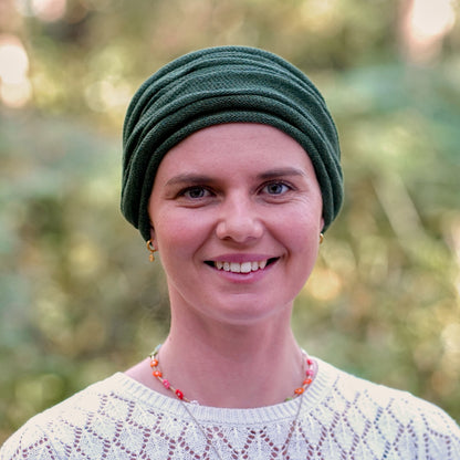 Olive Green Turban Wrap