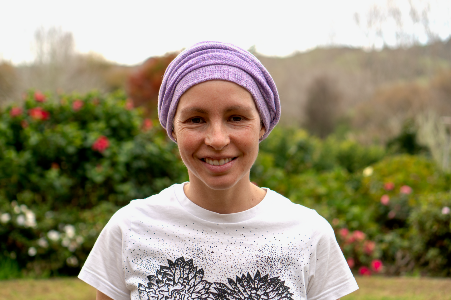 Lilac Cream Turban Wrap