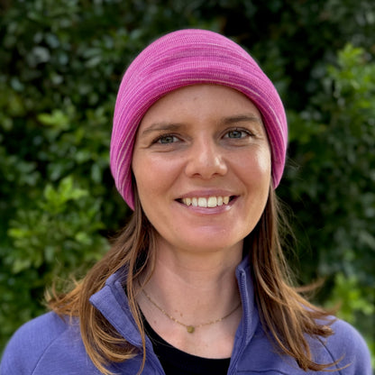 Cherry Blossom Merino Beanie Wrap