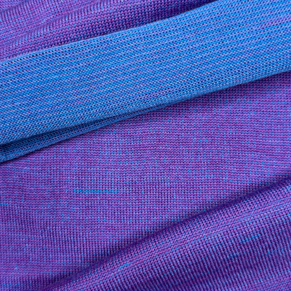 Amethyst & Blue Reversible Merino Beanie Wrap