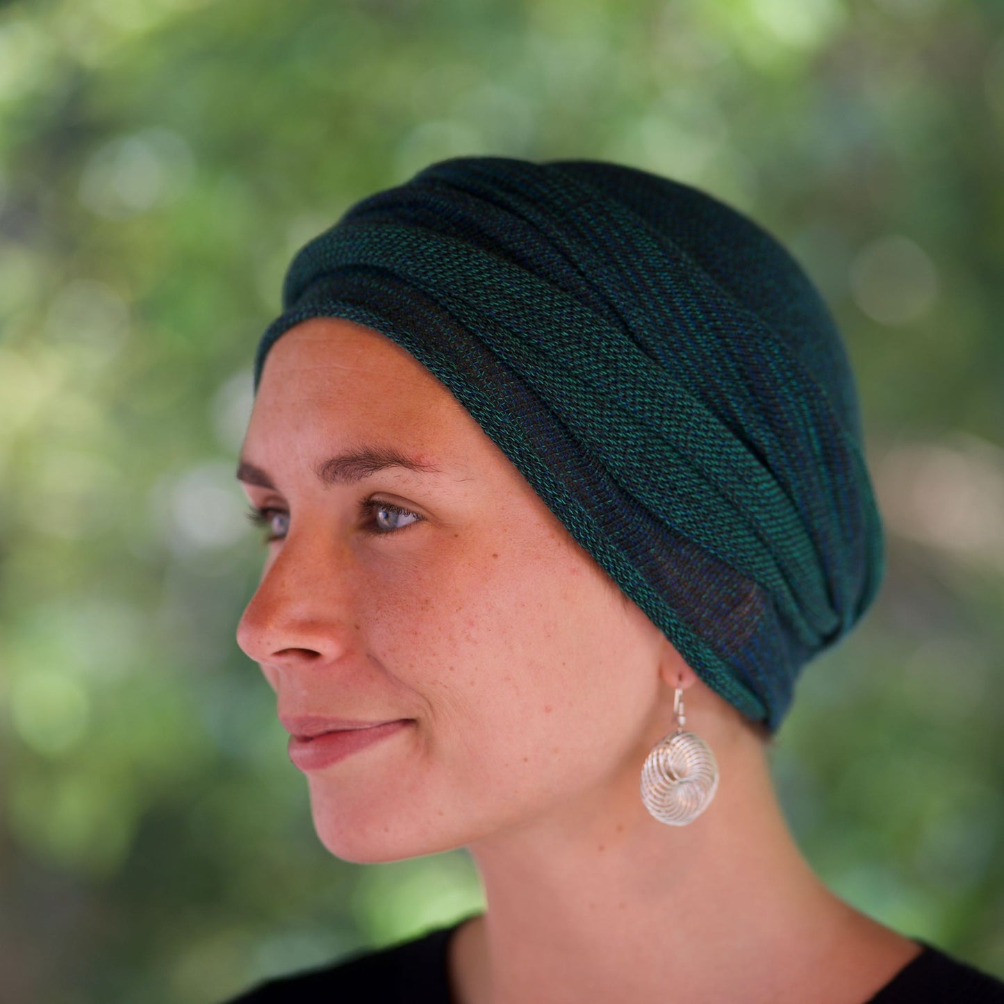 Forest Greens Turban Wrap