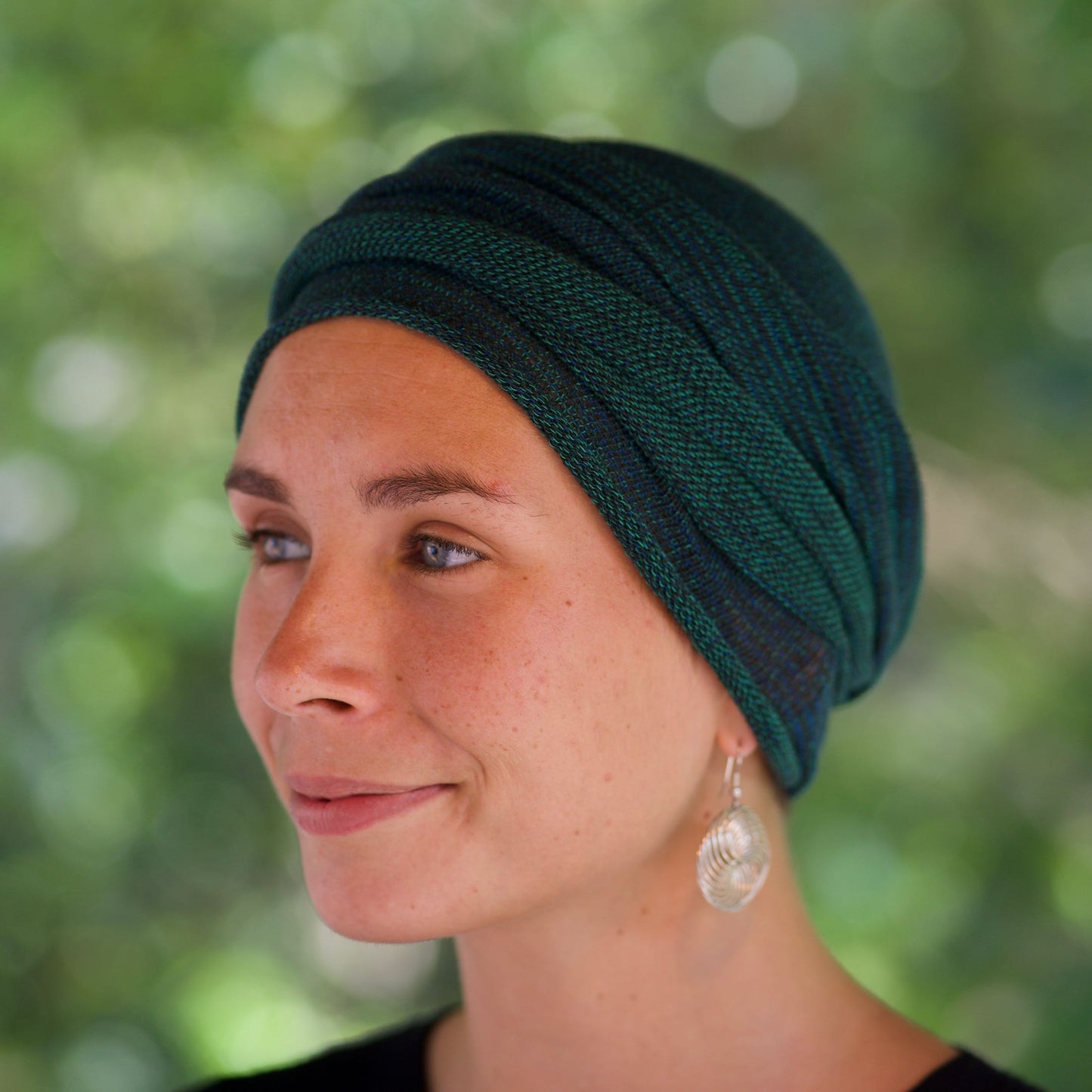 Forest Greens Turban Wrap