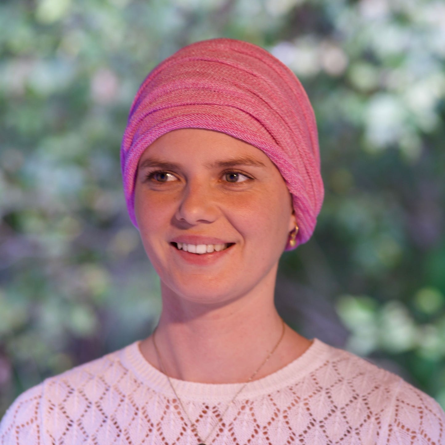 Rose Pink Turban Wrap