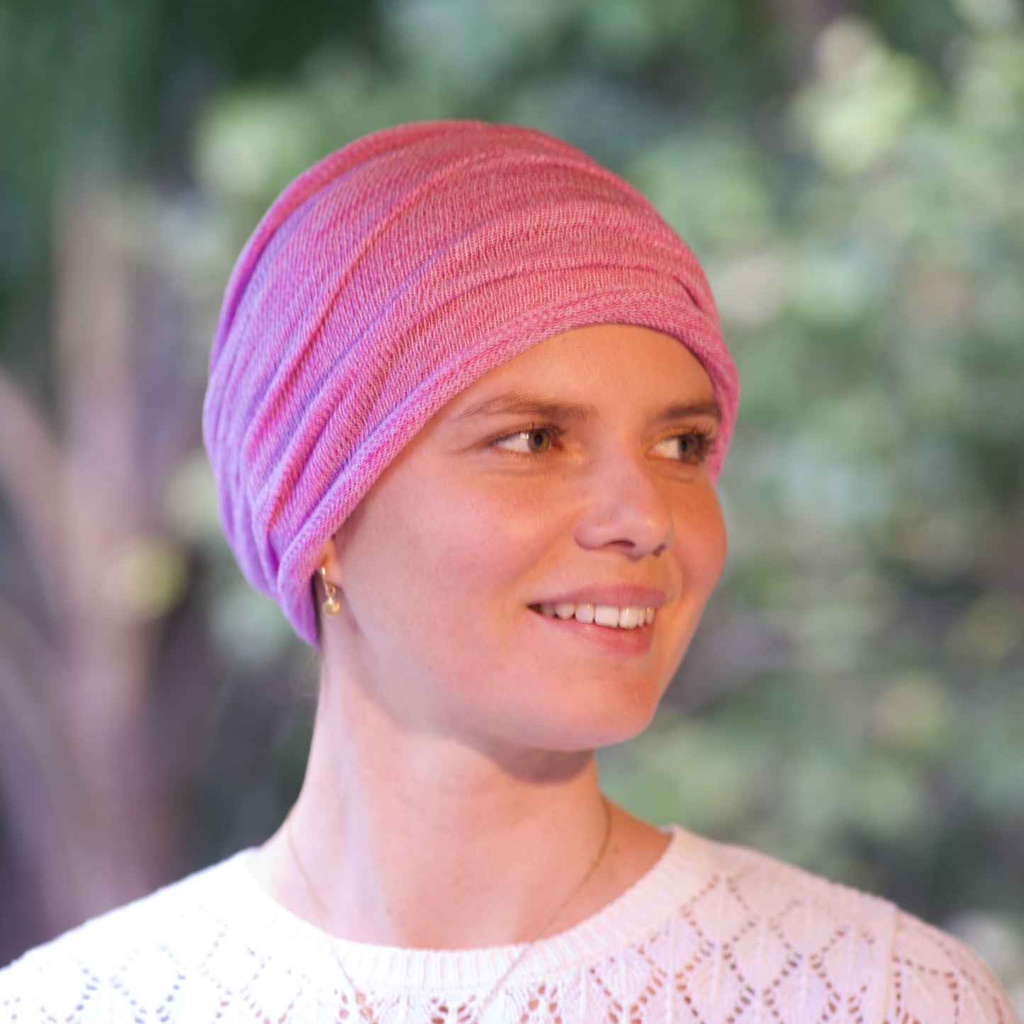 Rose Pink Turban Wrap