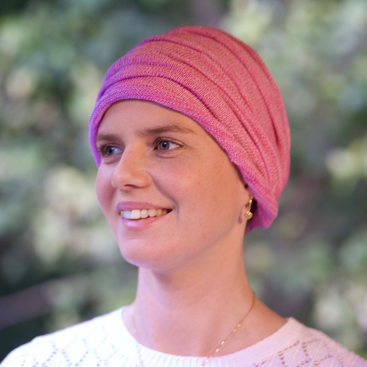 Rose Pink Turban Wrap