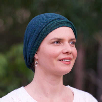 Forest Greens Turban Wrap